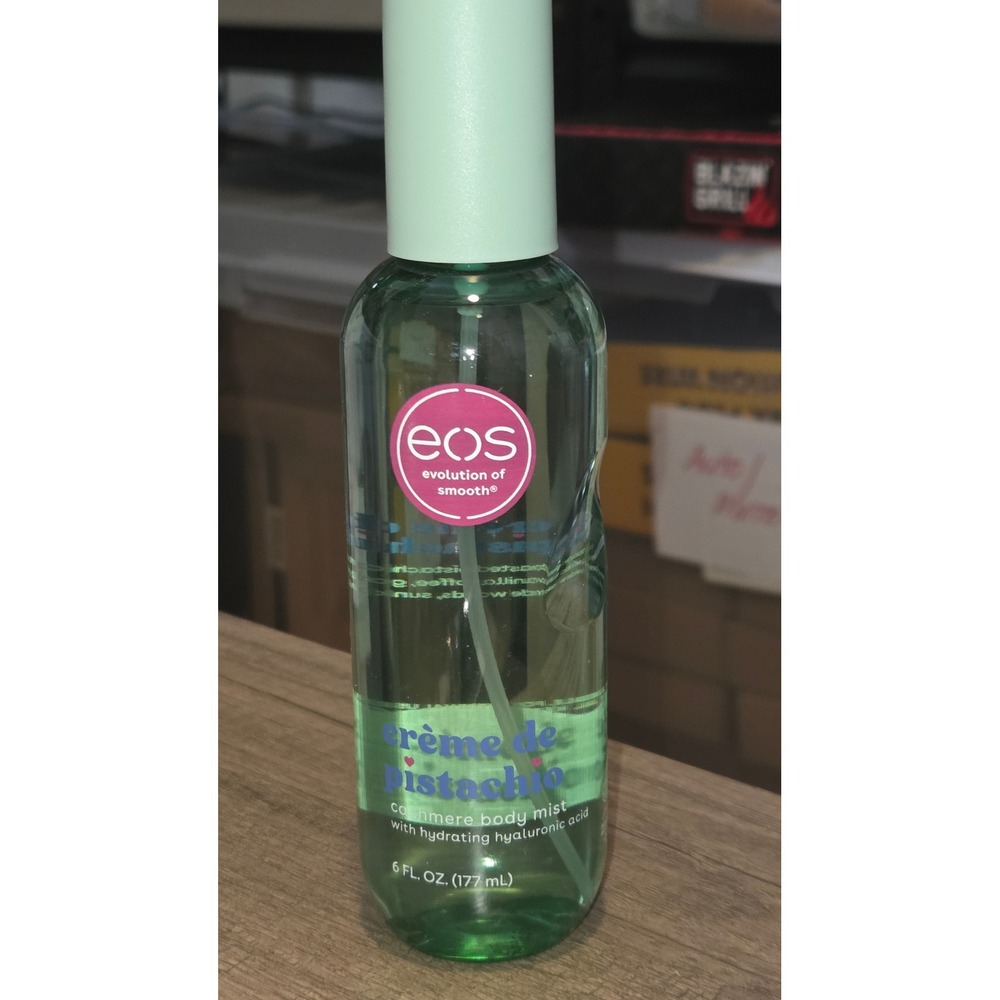 eos Creme de Pistachio Cashmere Body Mist Fragrance Spray Hyaluronic Acid